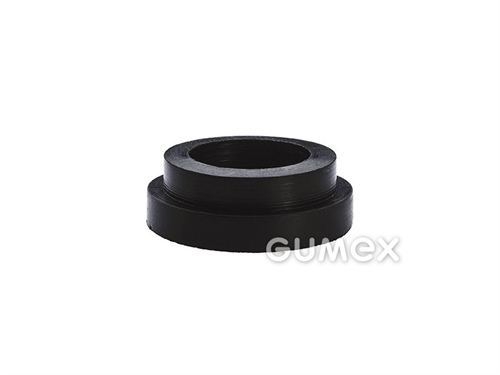 Dichtung für Gusseisenkupplungen für Feststoffe, Typ T, 60°ShA, perbunan, +95°C, schwarz, 
